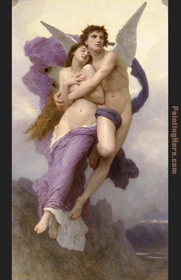 William Bouguereau The Abduction of Psyche